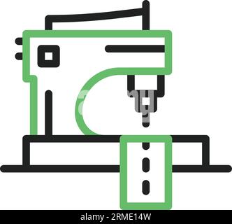 Sewing Machine Icon image. Suitable for mobile application. Stock Vector