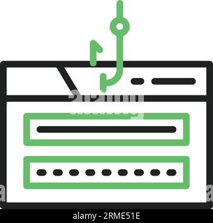 Spoofing Icon Image. Stock Vector