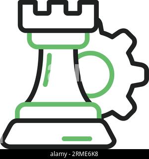 Strategy Icon image. Suitable for mobile application. Stock Vector
