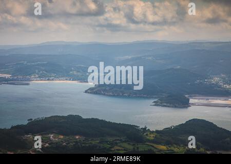 The beatiful village Carino near Ortigueira in Galicia, Spain, Stock Photo