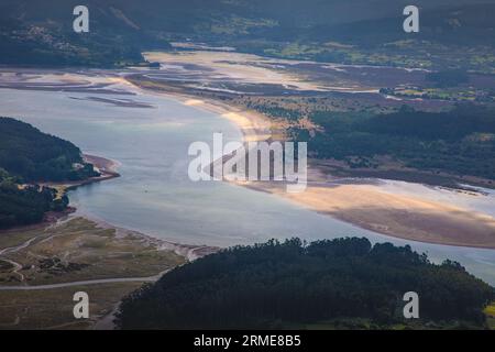 The beatiful village Carino near Ortigueira in Galicia, Spain, Stock Photo