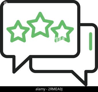 Testimonial Icon image. Suitable for mobile application. Stock Vector