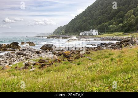 Garron Point, Garron Road, A2, Mid and East Antrim, Northern Ireland, UK Stock Photo