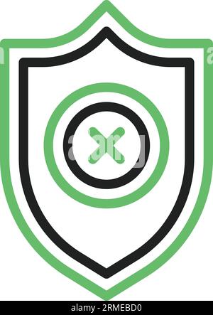 Unprotected Icon Image. Stock Vector