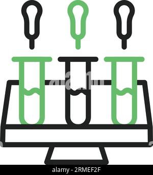 dot technology quantum line icon vector illustration Stock Vector Image ...