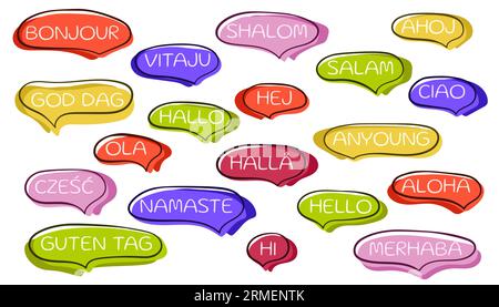 Day of Sign Languages Social Media Stories Flat Cartoon Hand Drawn ...