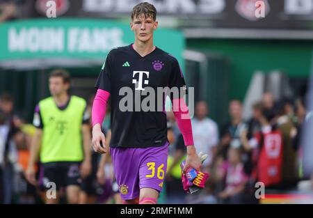 firo: 08/18/2023 1.Bundesliga first league season 2023/24 SV Werder Bremen  - FCB FC Bayern Munich Munchen Munich 0:4 championship trophy, background,  depositor, Bavaria cutout Stock Photo - Alamy