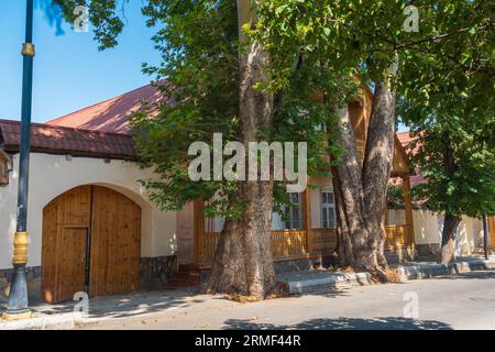 Old houses of Germans in the GoyGol city western Azerbaijan Stock Photo