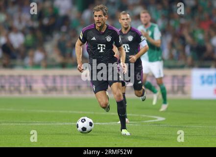 firo: 08/18/2023 1.Bundesliga first league season 2023/24 SV Werder Bremen  - FCB FC Bayern Munich Munchen Munich 0:4 championship trophy, background,  depositor, Bavaria cutout Stock Photo - Alamy