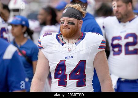 Buffalo Bills linebacker Tyler Matakevich (44) following an NFL football  game against the Cleveland Browns, Sunday, Nov. 20, 2022, in Detroit. (AP  Photo/Duane Burleson Stock Photo - Alamy