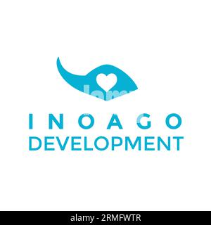 Health and Development Logo Design Stock Vector
