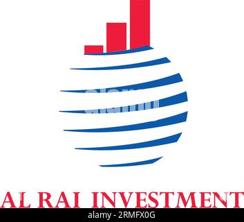 Investment Company Logo Design New Concept Stock Vector