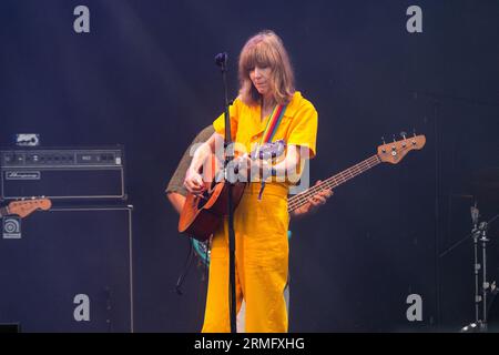 Beth Orton playing the Mountain Stage at Green Man Festival in Wales, UK, August 2023. Photo: Rob Watkins Stock Photo