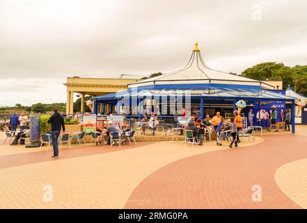 Marcos Cafe made famous in the Gavin and Stacey  series, Barry Island Wales UK. August 2023 Stock Photo