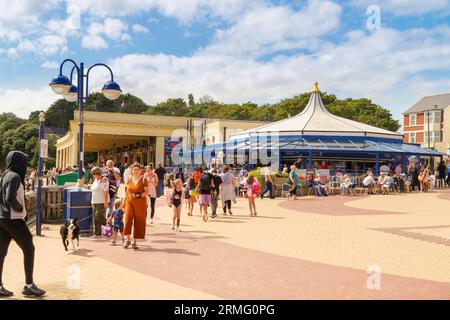 Marcos Cafe made famous in the Gavin and Stacey  series, Barry Island Wales UK. August 2023 Stock Photo