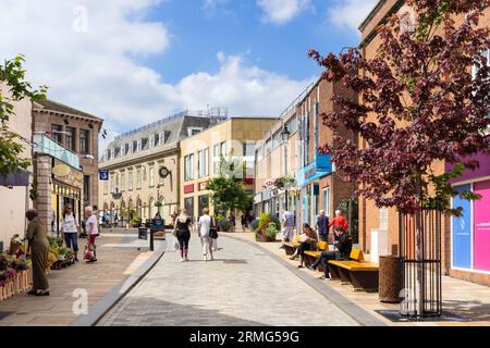 Macclesfield Town centre Castle street shops Macclesfield Cheshire East England UK GB Europe Stock Photo