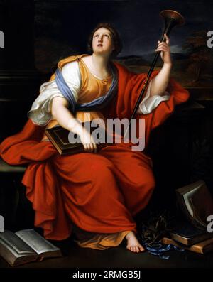 Clio by the French artist, Pierre Mignard (1612-1695), oil on canvas, 1689 Stock Photo