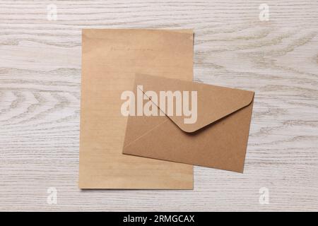 Brown Parchment Paper & Envelopes