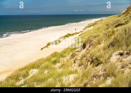 Der Weststrand bei Kampen, Insel Sylt, Kreis Nordfriesland, Schleswig-Holstein, Deutschland, Europa  |  The West beach near Kampen, Sylt island, distr Stock Photo