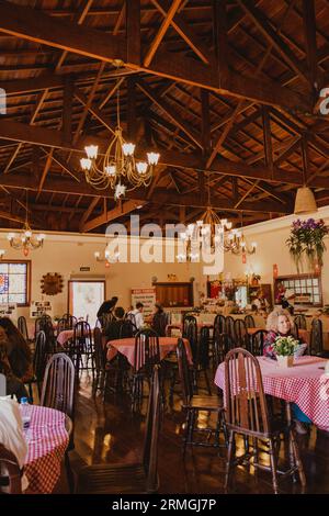 interior design of rustic restaurant Stock Photo