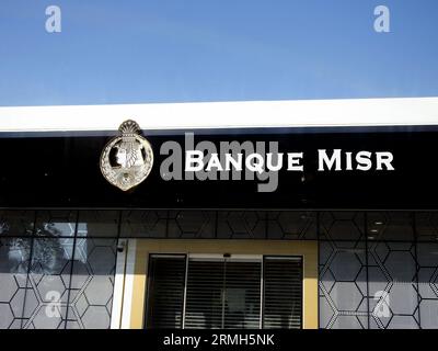 Cairo, Egypt, August 24 2023: Banque Misr or Egypt bank building, Egyptian bank co-founded by industrialist Joseph Aslan Cattaui Pasha and economist T Stock Photo