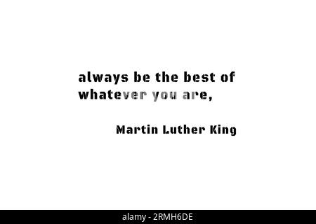 Martin Luther King Jr. logo graphic illustration, with quotation of the ...