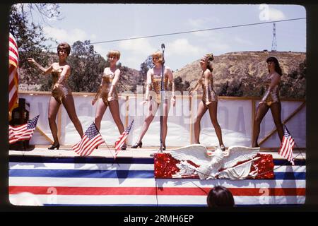 Hollywood actor Ronald Reagan campaigns for California governor in 1966 in Southern California. Stock Photo