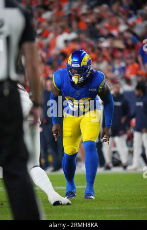 Los Angeles Rams linebacker Jake Hummel (59) while playing the Los