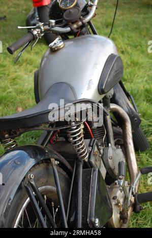 Classic Panther Motor Bike Stock Photo