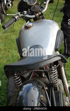 Classic Panther Motor Bike Stock Photo