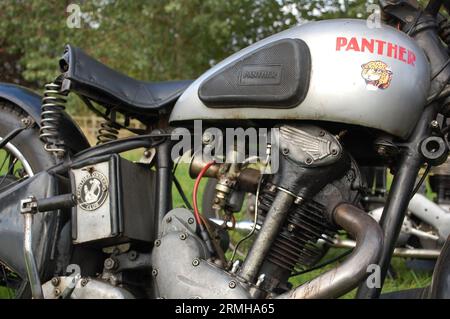 Panther Motor Bike Stock Photo