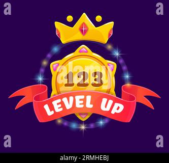 Gold crown ranking icon. Cartoon of Gold crown ranking vector icon for ...