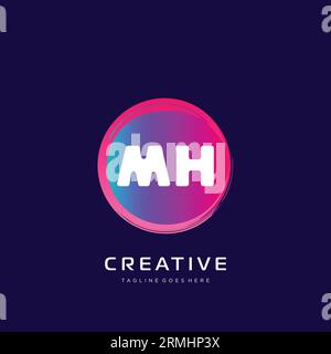 initial logo With Colorful template vector. Stock Vector