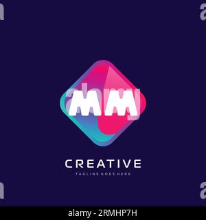 initial logo With Colorful template vector. Stock Vector