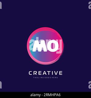 initial logo With Colorful template vector. Stock Vector