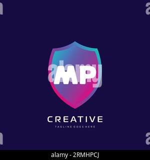 initial logo With Colorful template vector. Stock Vector