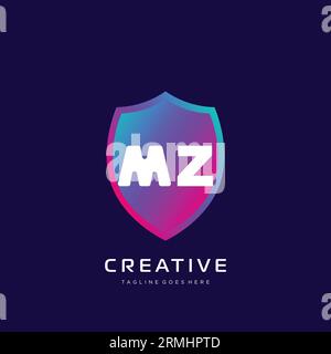 initial logo With Colorful template vector. Stock Vector