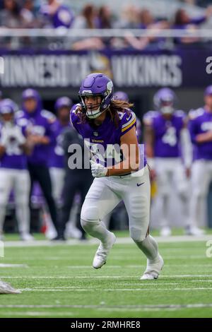 Minnesota Vikings tight end Nick Muse (34) in action against the