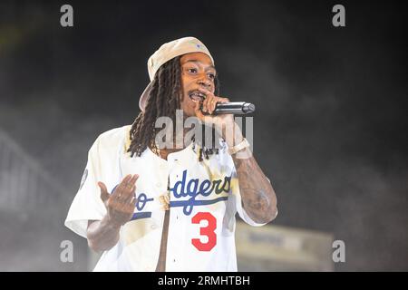 Cameron R. Irvine Irvine, USA. 27th Aug, 2023. Wiz Khalifa (Cameron Jibril Thomaz) during ...