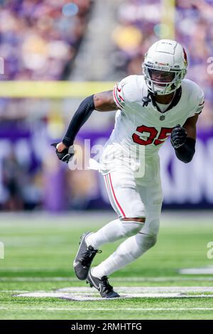 Arizona Cardinals cornerback Christian Matthew (35) warms up before an NFL  football game against the New Orleans Saints, Thursday, Oct. 20, 2022, in  Glendale, Ariz. (AP Photo/Rick Scuteri Stock Photo - Alamy