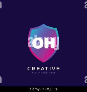 initial logo With Colorful template vector. Stock Vector