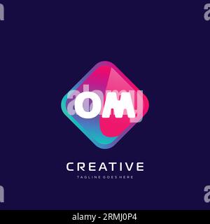 initial logo With Colorful template vector. Stock Vector