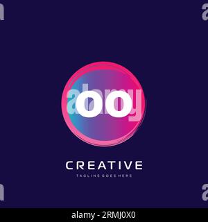 initial logo With Colorful template vector. Stock Vector