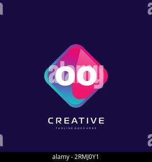 initial logo With Colorful template vector. Stock Vector