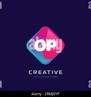 initial logo With Colorful template vector. Stock Vector