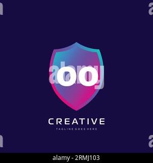 initial logo With Colorful template vector. Stock Vector