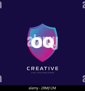 initial logo With Colorful template vector. Stock Vector