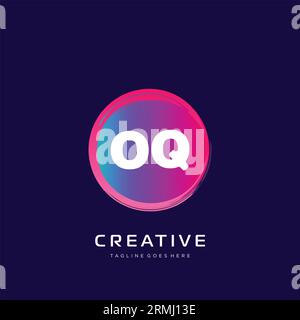 initial logo With Colorful template vector. Stock Vector
