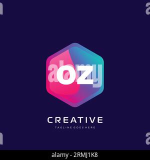 initial logo With Colorful template vector. Stock Vector