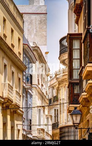 Cadiz Landmarks, Spain Stock Photo